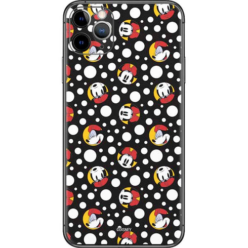 Disney Minnie Mouse Bubbles Face Pattern iPhone 11 Pro Max Skin