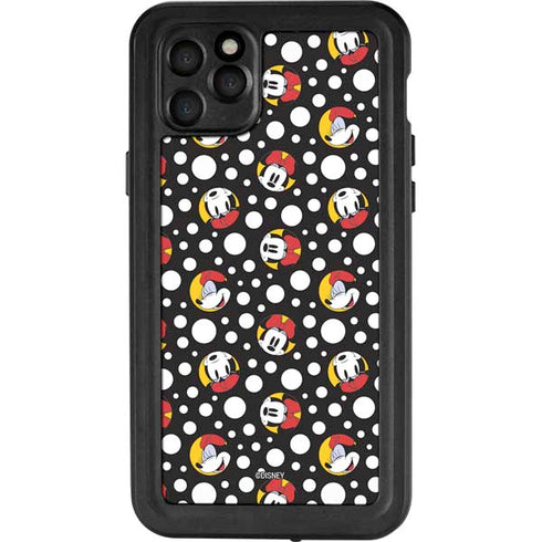 Disney Minnie Mouse Bubbles Face Pattern iPhone 11 Pro Max Waterproof Case
