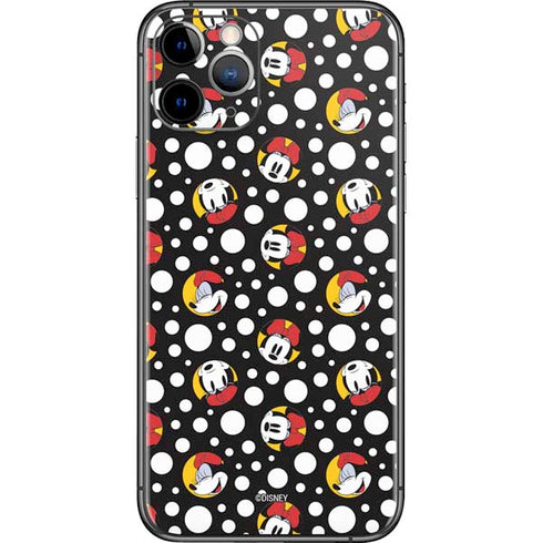 Disney Minnie Mouse Bubbles Face Pattern iPhone 11 Pro Skin