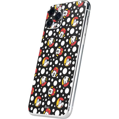 Disney Minnie Mouse Bubbles Face Pattern iPhone 11 Pro Skin
