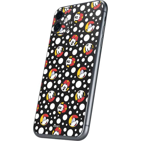 Disney Minnie Mouse Bubbles Face Pattern iPhone 11 Skin