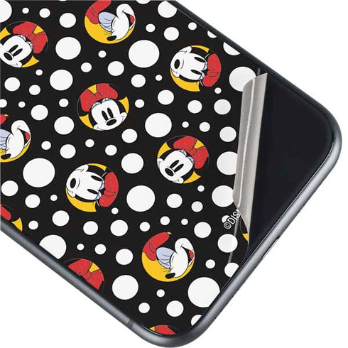 Disney Minnie Mouse Bubbles Face Pattern iPhone 11 Skin