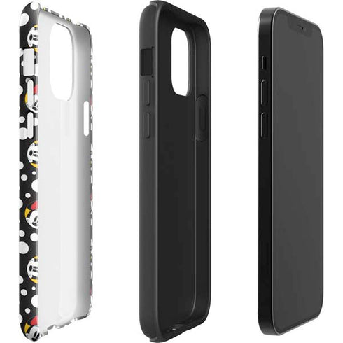 Disney Minnie Mouse Bubbles Face Pattern iPhone 12 Impact Case