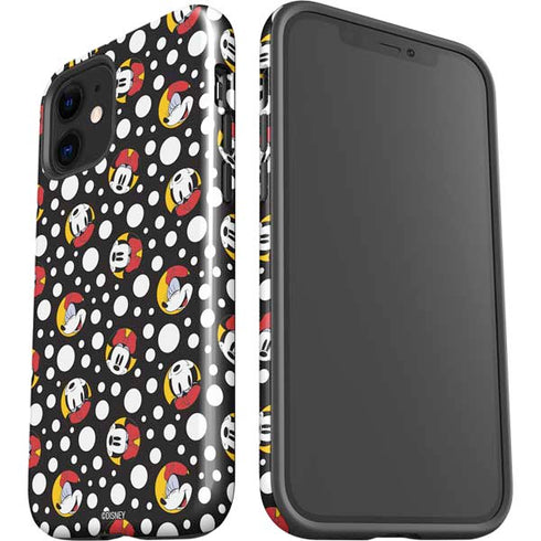 Disney Minnie Mouse Bubbles Face Pattern iPhone 12 Impact Case