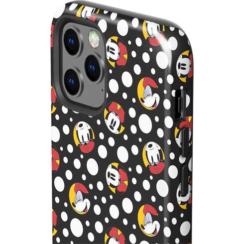 Disney Minnie Mouse Bubbles Face Pattern iPhone 12 Pro Impact Case