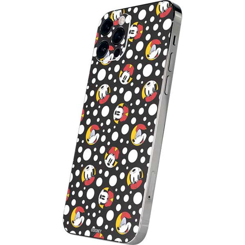 Disney Minnie Mouse Bubbles Face Pattern iPhone 12 Pro Skin