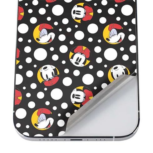 Disney Minnie Mouse Bubbles Face Pattern iPhone 12 Pro Skin