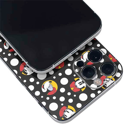 Disney Minnie Mouse Bubbles Face Pattern iPhone 12 Pro Skin