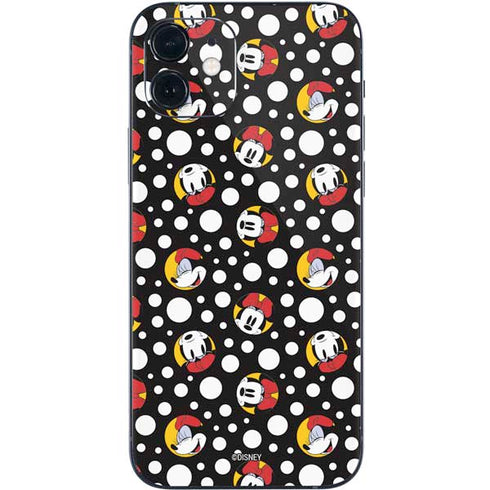 Disney Minnie Mouse Bubbles Face Pattern iPhone 12 Skin