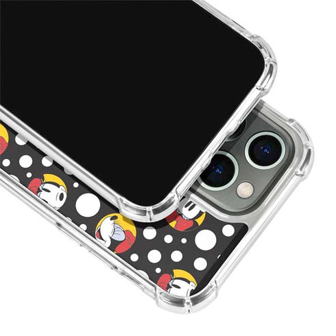 Disney Minnie Mouse Bubbles Face Pattern iPhone 13 Pro Clear Case
