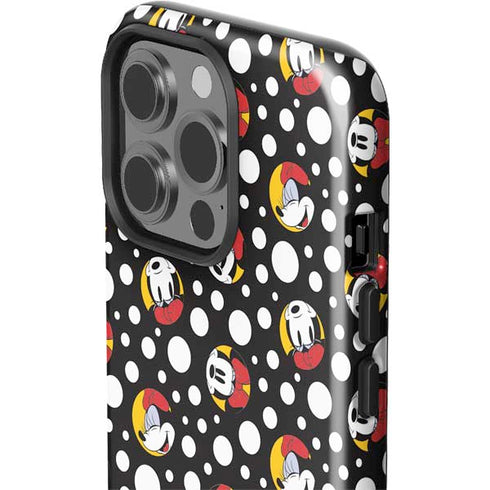 Disney Minnie Mouse Bubbles Face Pattern iPhone 13 Pro Impact Case