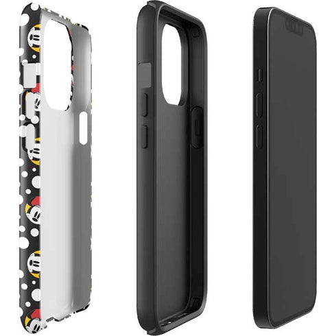Disney Minnie Mouse Bubbles Face Pattern iPhone 13 Pro Impact Case