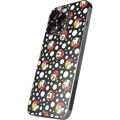 Disney Minnie Mouse Bubbles Face Pattern iPhone 15 Pro Skin