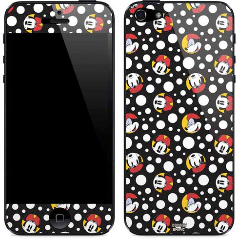 Disney Minnie Mouse Bubbles Face Pattern iPhone 5/5s/5SE Skin