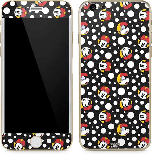 Disney Minnie Mouse Bubbles Face Pattern iPhone 6/6s Skin