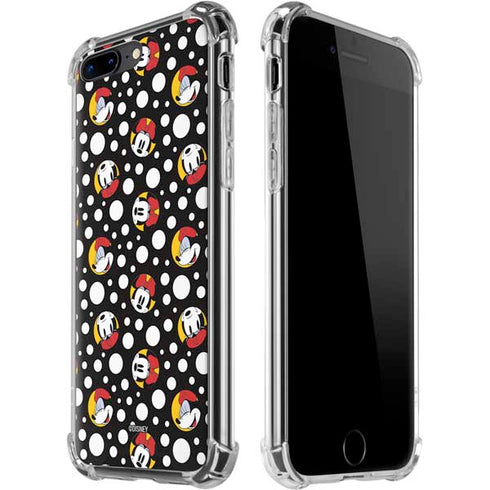 Disney Minnie Mouse Bubbles Face Pattern iPhone 7/8 Plus Clear Case