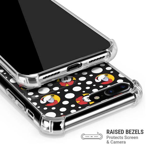Disney Minnie Mouse Bubbles Face Pattern iPhone 7/8 Plus Clear Case