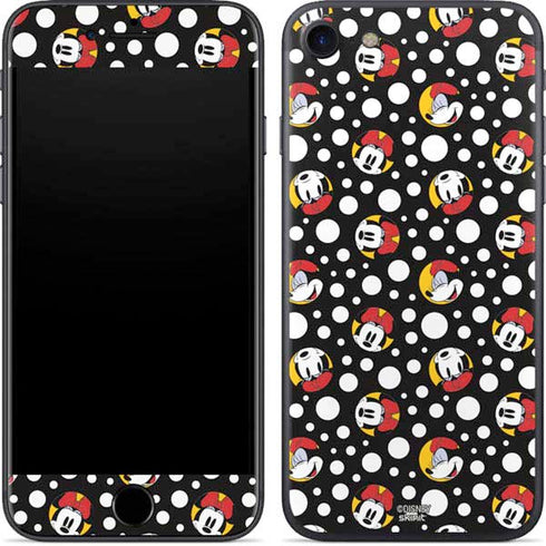Disney Minnie Mouse Bubbles Face Pattern iPhone 8 Skin