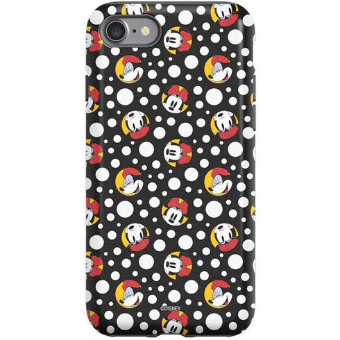 Disney Minnie Mouse Bubbles Face Pattern iPhone SE (2nd & 3rd Gen) Pro Case