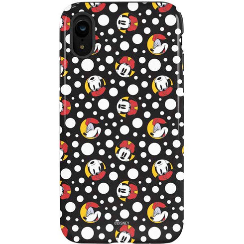 Disney Minnie Mouse Bubbles Face Pattern iPhone XR Pro Case