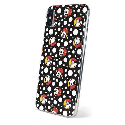 Disney Minnie Mouse Bubbles Face Pattern iPhone XS Max Skin