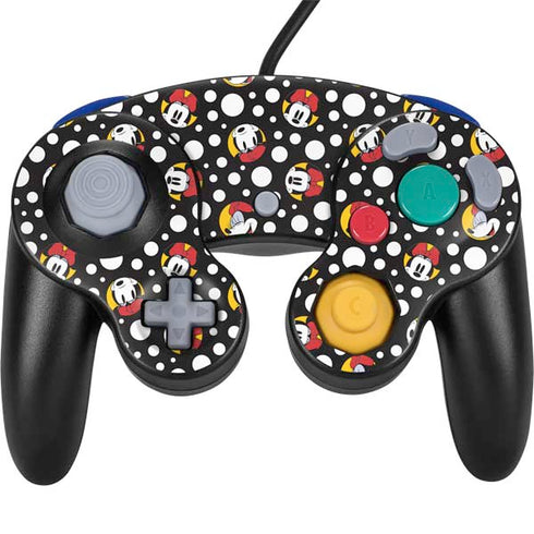 Disney Minnie Mouse Bubbles Face Pattern Nintendo GameCube Controller Skin
