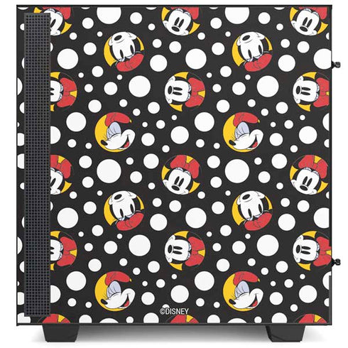 Disney Minnie Mouse Bubbles Face Pattern NZXT H510 Compact ATX Mid-Tower Case Skin
