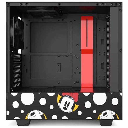 Disney Minnie Mouse Bubbles Face Pattern NZXT H510 Compact ATX Mid-Tower Case Skin