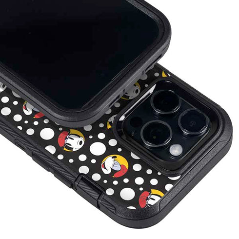 Disney Minnie Mouse Bubbles Face Pattern Otterbox Defender iPhone Skin