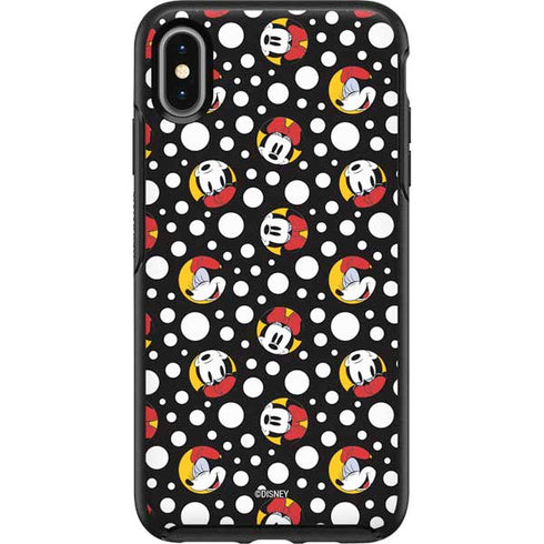 Disney Minnie Mouse Bubbles Face Pattern Otterbox Symmetry iPhone Skin