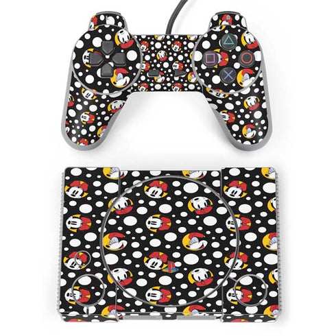 Disney Minnie Mouse Bubbles Face Pattern PlayStation Classic Bundle Skin