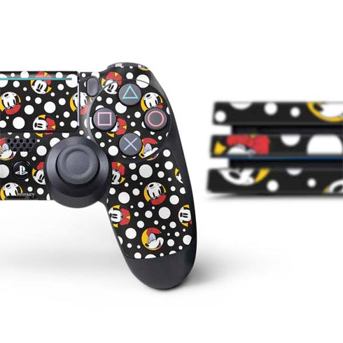 Disney Minnie Mouse Bubbles Face Pattern PS4 Pro Bundle Skin