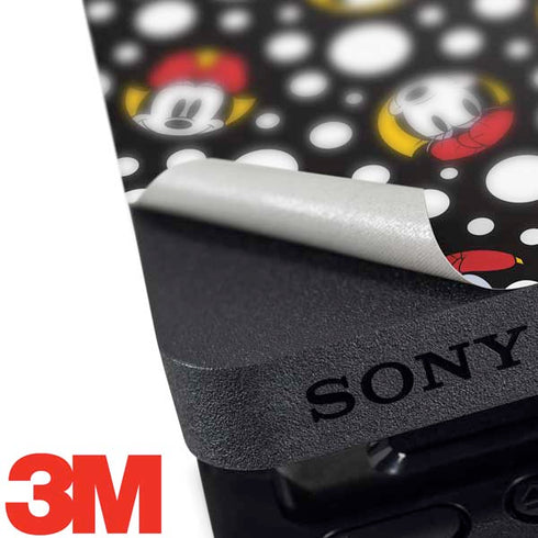 Disney Minnie Mouse Bubbles Face Pattern PS4 Pro Bundle Skin
