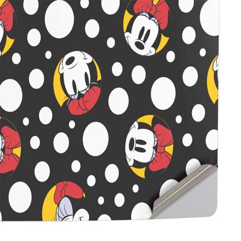 Disney Minnie Mouse Bubbles Face Pattern PS5 Console Skin