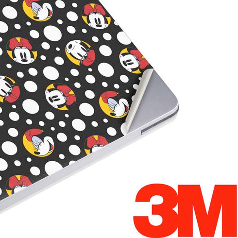 Disney Minnie Mouse Bubbles Face Pattern Surface Laptop 2 Skin