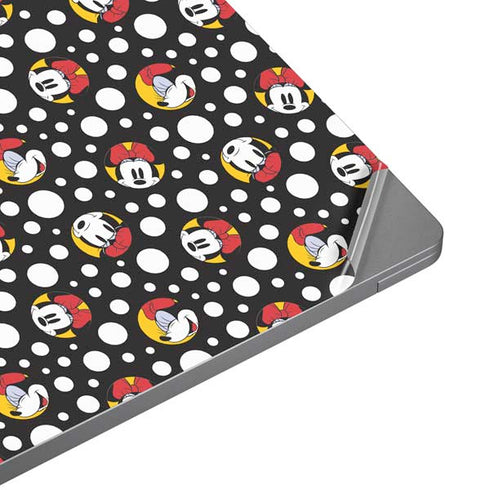 Disney Minnie Mouse Bubbles Face Pattern Universal Laptop 13in (10.6 x 7.6in) Skin