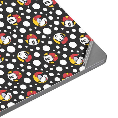 Disney Minnie Mouse Bubbles Face Pattern Universal Laptop 16in (13 x 9.4in) Skin