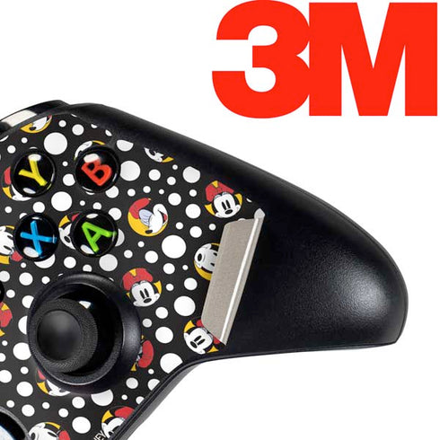 Disney Minnie Mouse Bubbles Face Pattern Xbox One Controller Skin