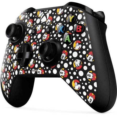 Disney Minnie Mouse Bubbles Face Pattern Xbox One X Controller Skin