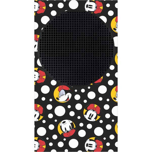 Disney Minnie Mouse Bubbles Face Pattern Xbox Series S Console Skin