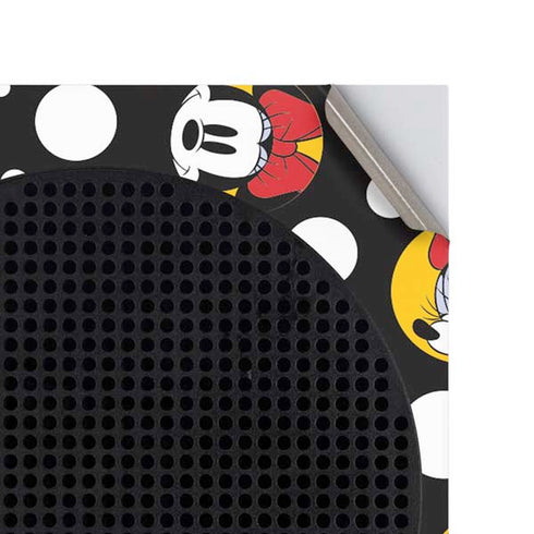 Disney Minnie Mouse Bubbles Face Pattern Xbox Series S Console Skin