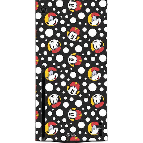 Disney Minnie Mouse Bubbles Face Pattern Xbox Series X Console Skin