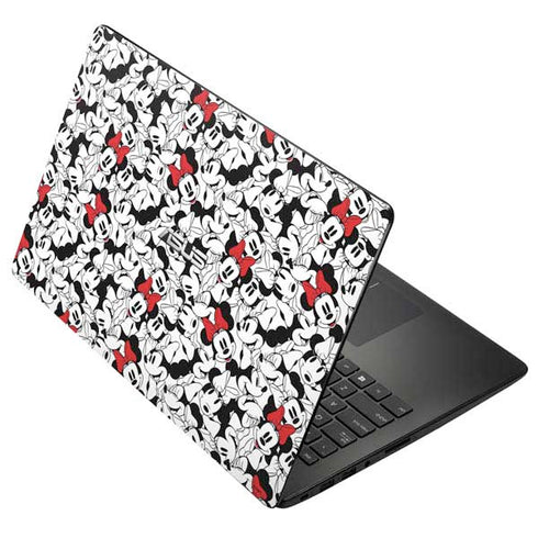Disney Minnie Mouse Red Color Pop Face Pattern Asus X502CA 15.6 Skin