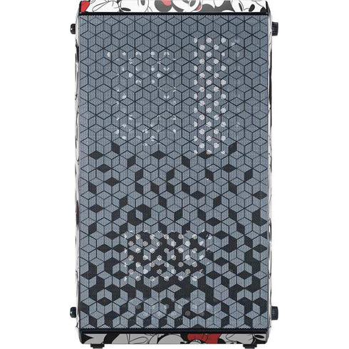 Disney Minnie Mouse Red Color Pop Face Pattern Cooler Master MasterBox Q300L Mini Tower Skin