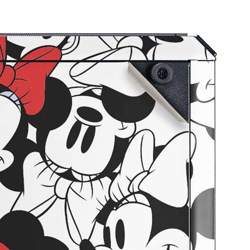 Disney Minnie Mouse Red Color Pop Face Pattern Cooler Master MasterBox Q300L Mini Tower Skin
