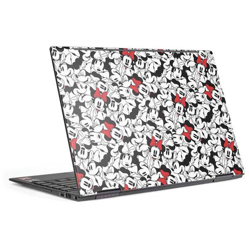Disney Minnie Mouse Red Color Pop Face Pattern HP Envy Skin