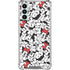 Disney Minnie Mouse Red Color Pop Face Pattern Galaxy A13 5G Clear Case
