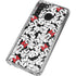 Disney Minnie Mouse Red Color Pop Face Pattern Galaxy A21 Clear Case