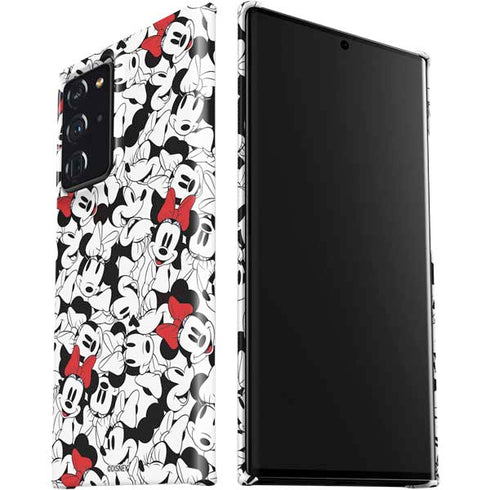 Disney Minnie Mouse Red Color Pop Face Pattern Galaxy Note20 Ultra 5G Lite Case