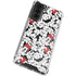 Disney Minnie Mouse Red Color Pop Face Pattern Galaxy S21 FE Clear Case